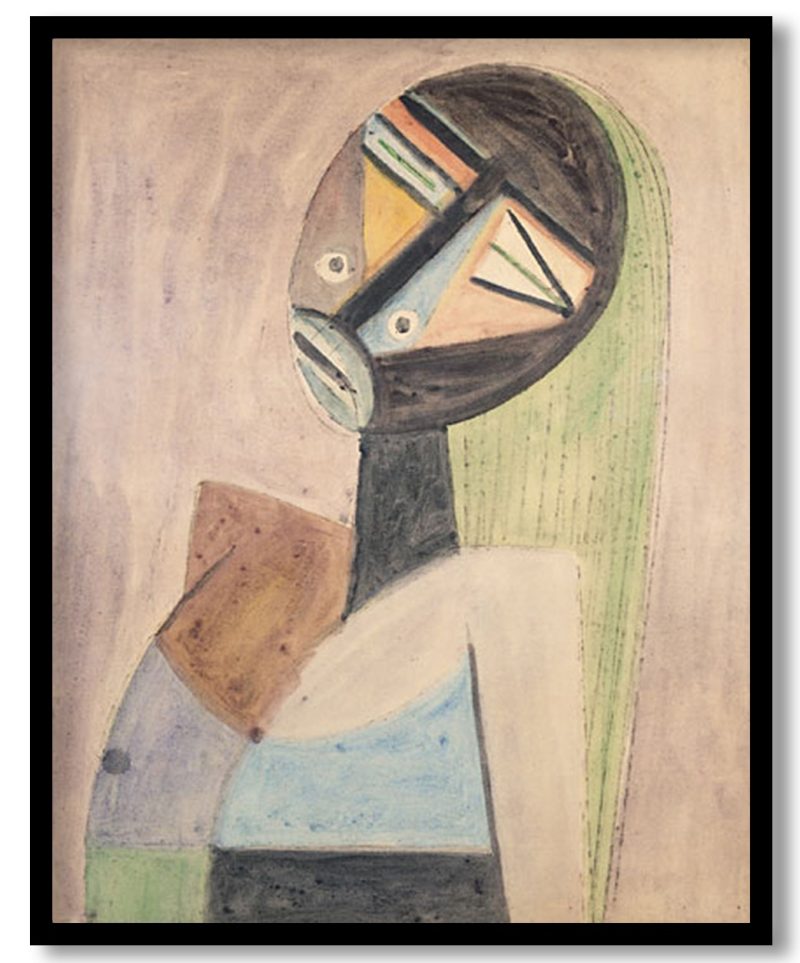 Madame Lumumba by Wifredo Lam (1938)