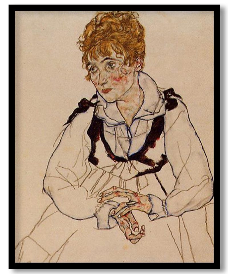 Madame Schiele by Egon Schiele (1917)