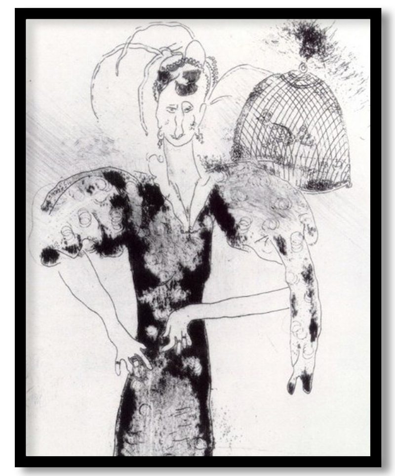 Madame Sobakevitch by Marc Chagall (1923)