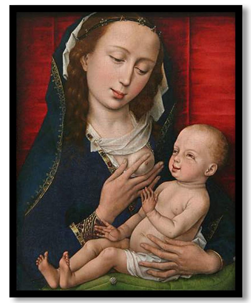 Madonna and Child by Rogier van der Weyden (1460)