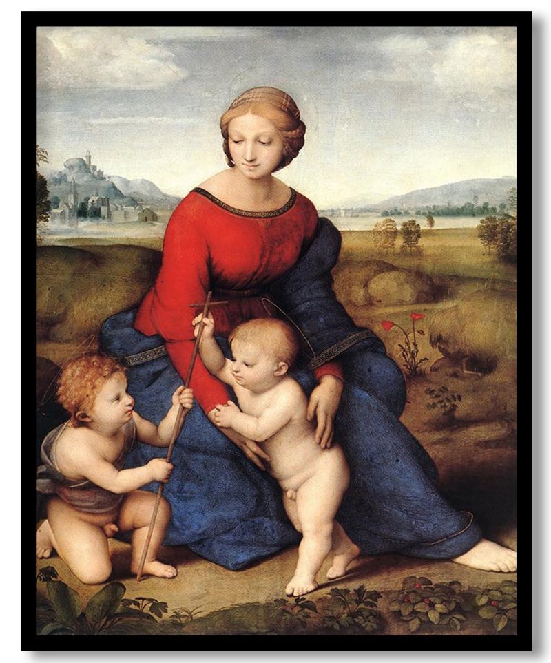 Madonna in the Meadow by Raphael (1505-1506)