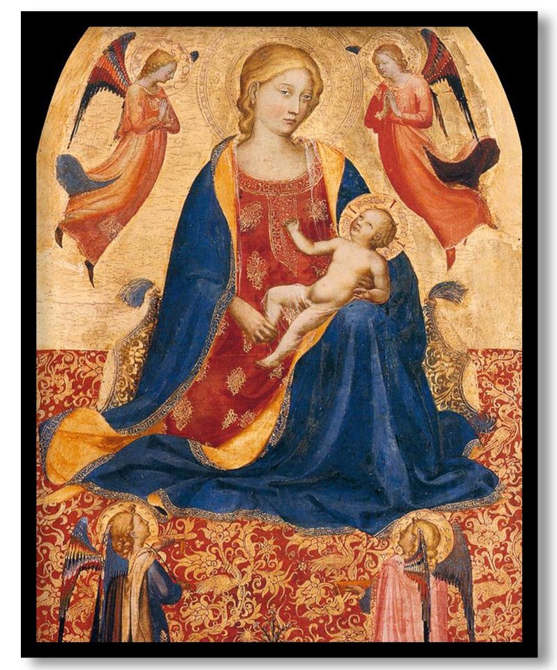 Madonna of Humility by Fra Angelico (1418)