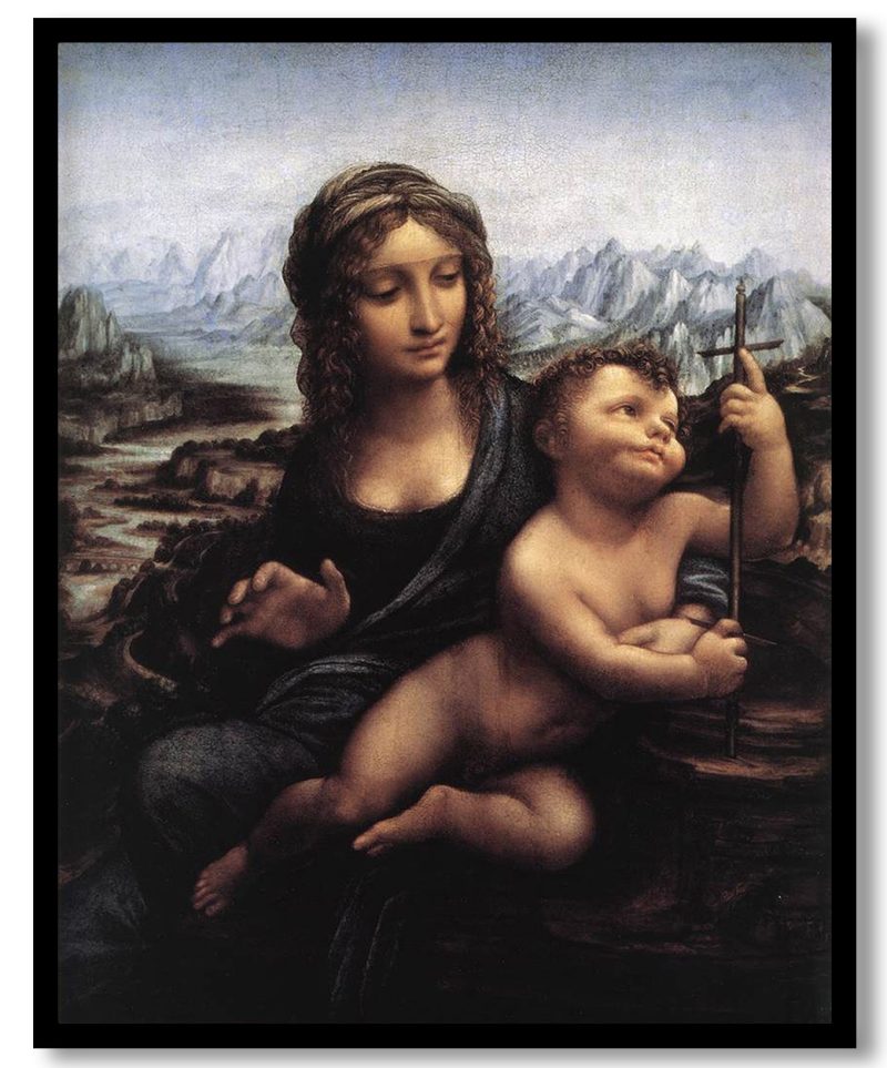 Madonna with the Yarnwinder by Leonardo da Vinci (1510)