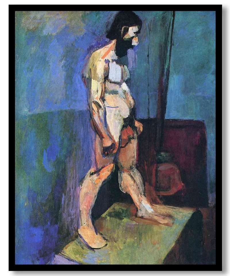 Male Model by Henri Matisse (1900)