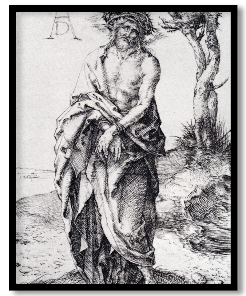 Man Of Sorrows With Hands Bound by Albrecht Durer (1512)