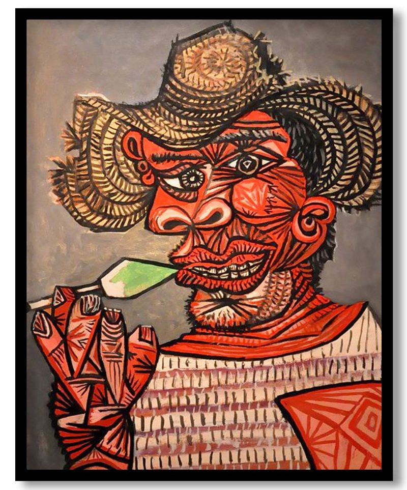 Man With Lollipop by Pablo Picasso (1938)