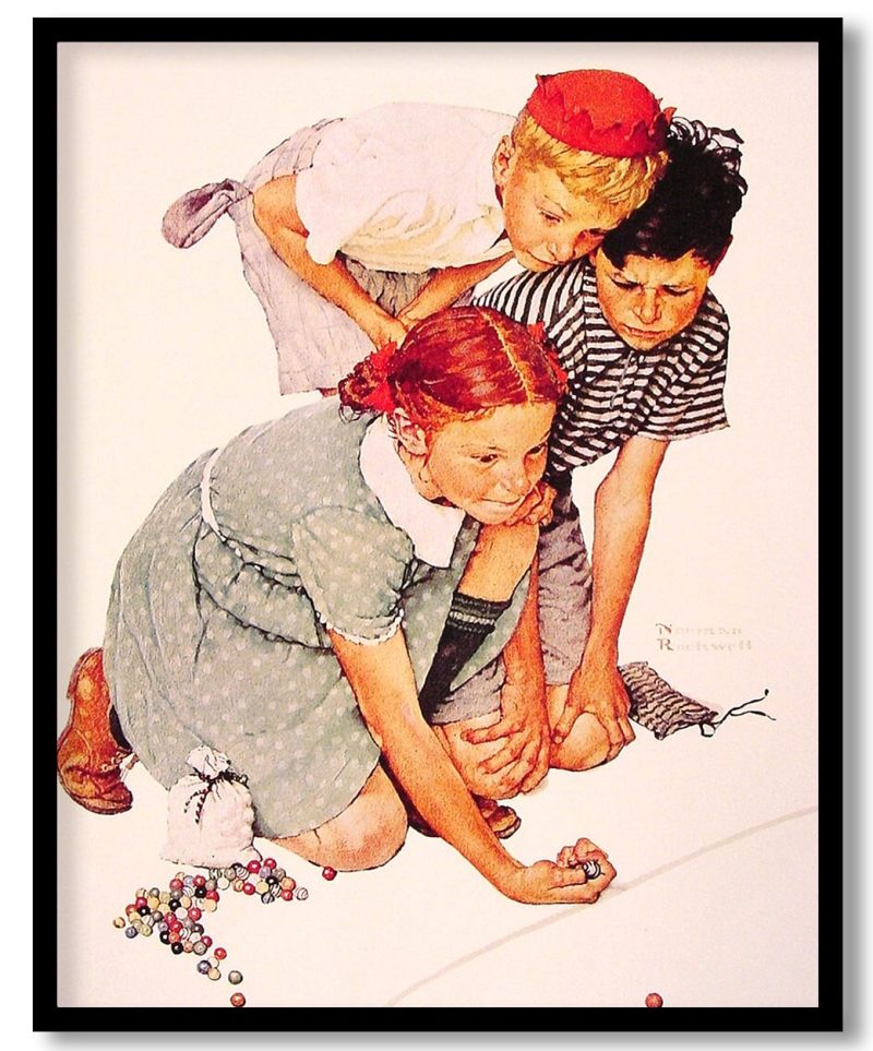 Marble Champion by Norman Rockwell (1939)