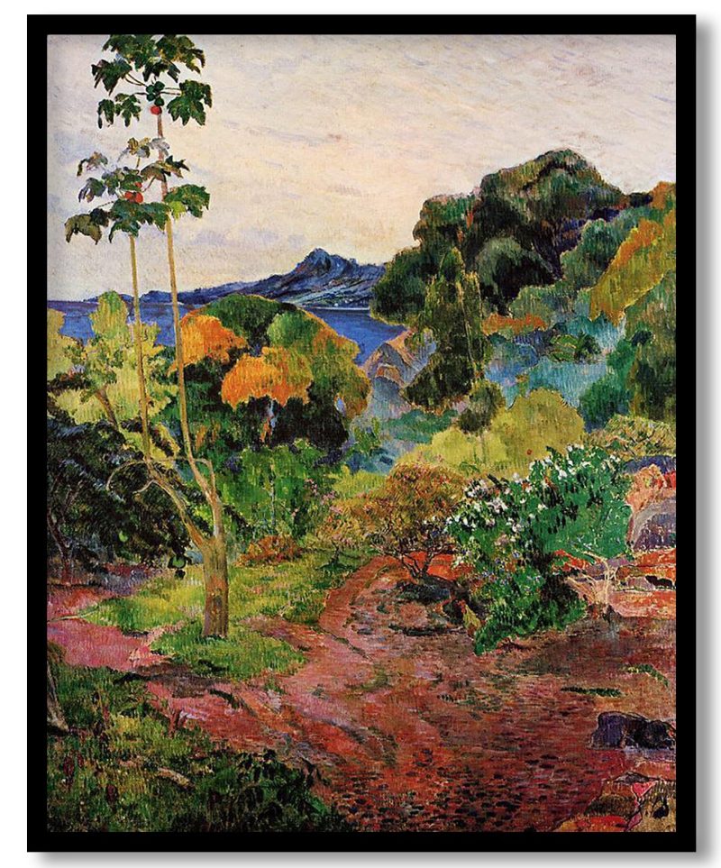 Martinique Landscape by Paul Gauguin (1887)