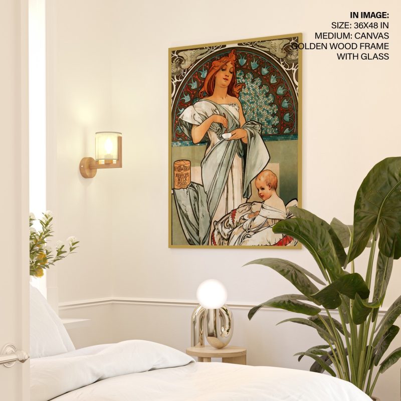 Nestlé`s Food for Infants by Alphonse Mucha (1897)