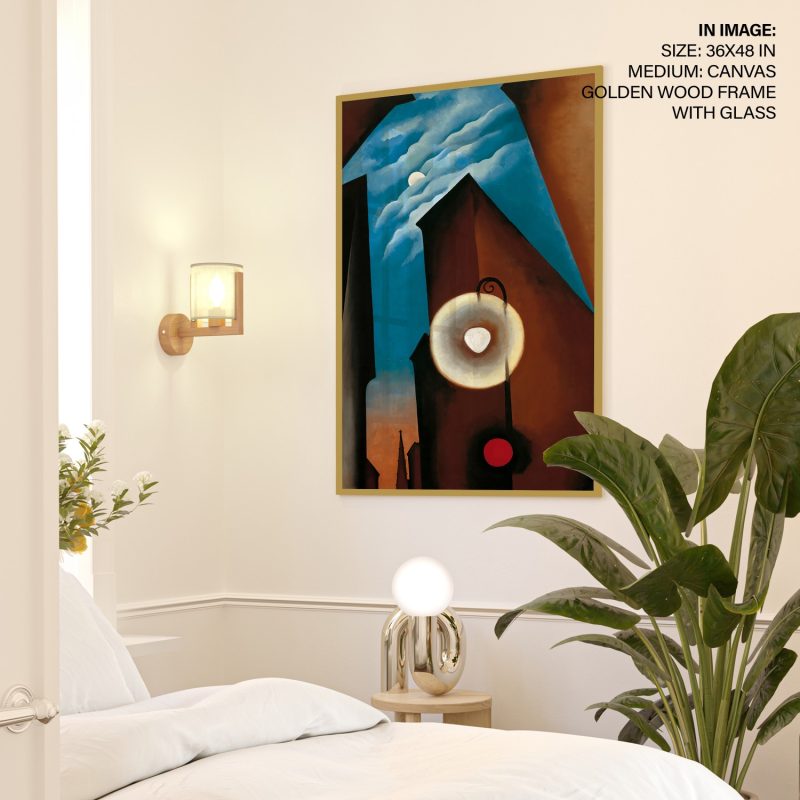 New York with Moon by Georgia O'Keeffe (1925)