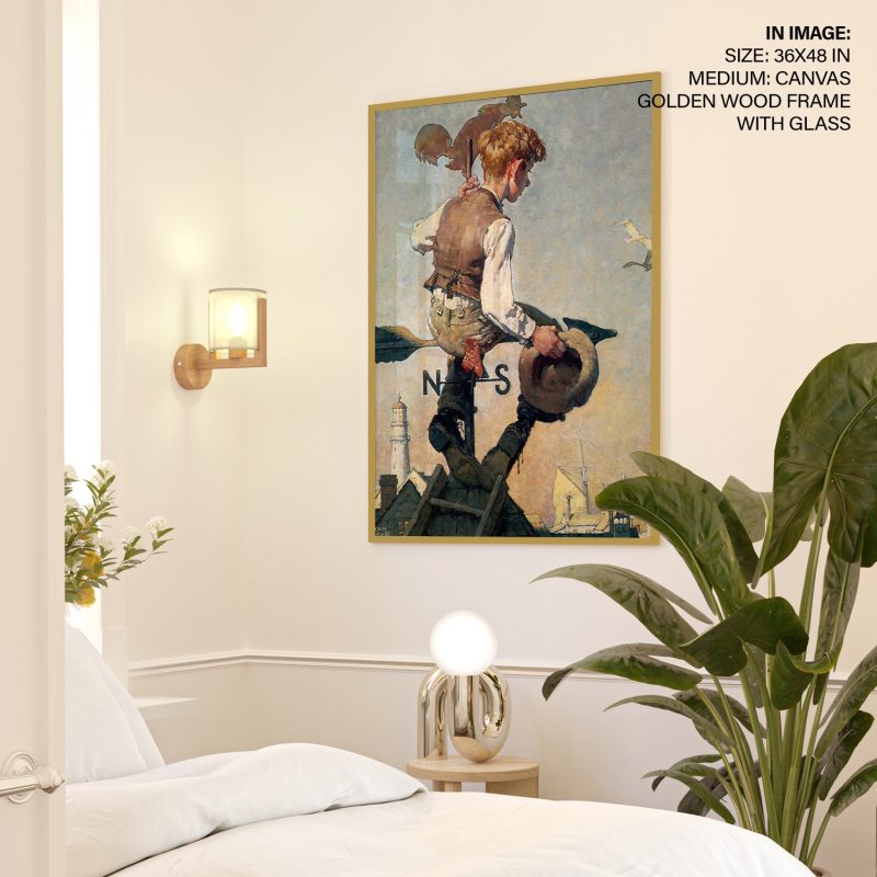 On top of the world by Norman Rockwell (Unknown)