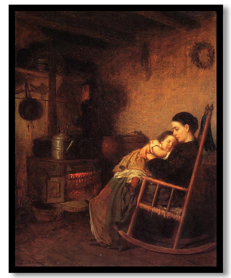 Mother and Child by Eastman Johnson (1869)