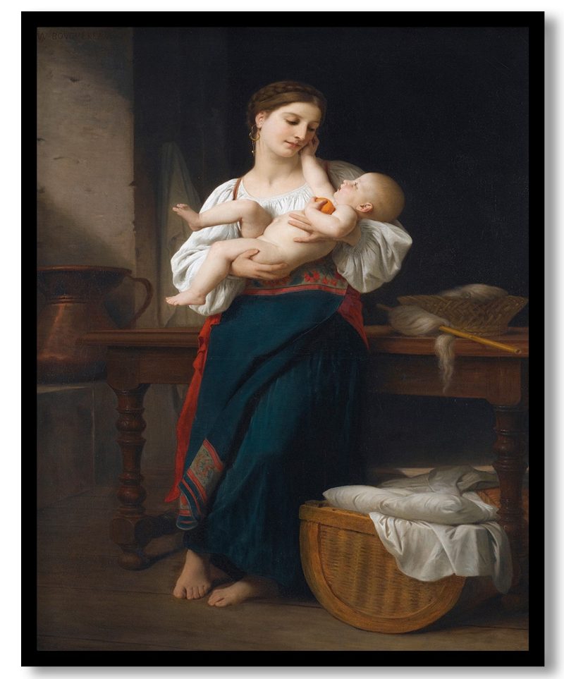 Mother and Child by William Adolphe Bouguereau (1901)