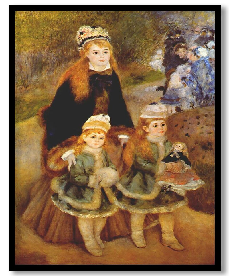 Mother and children by Pierre Auguste Renoir (1875)