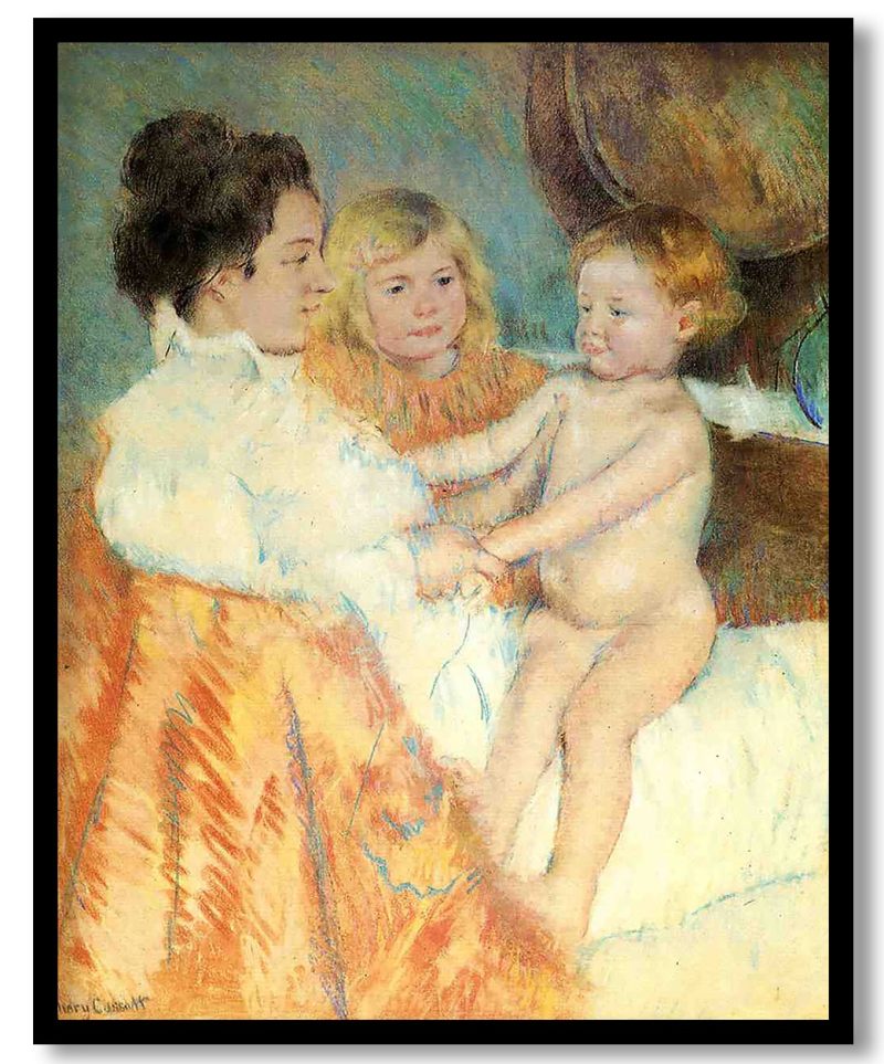 Mother Sara and the Baby by Mary Cassatt (1902)