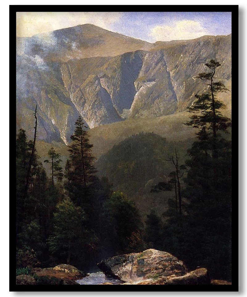 Mountainous Landscape by Albert Bierstadt (Unknown)