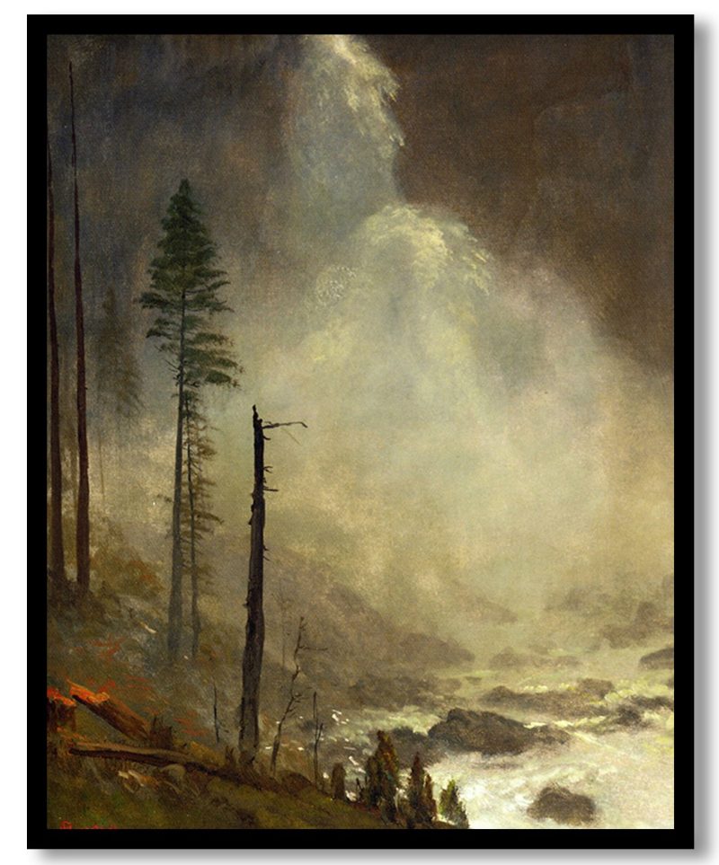 Nevada Falls by Albert Bierstadt (1873)