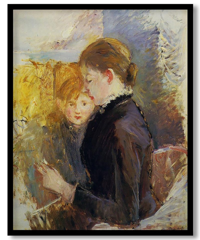 Miss Reynolds by Berthe Morisot (1884)
