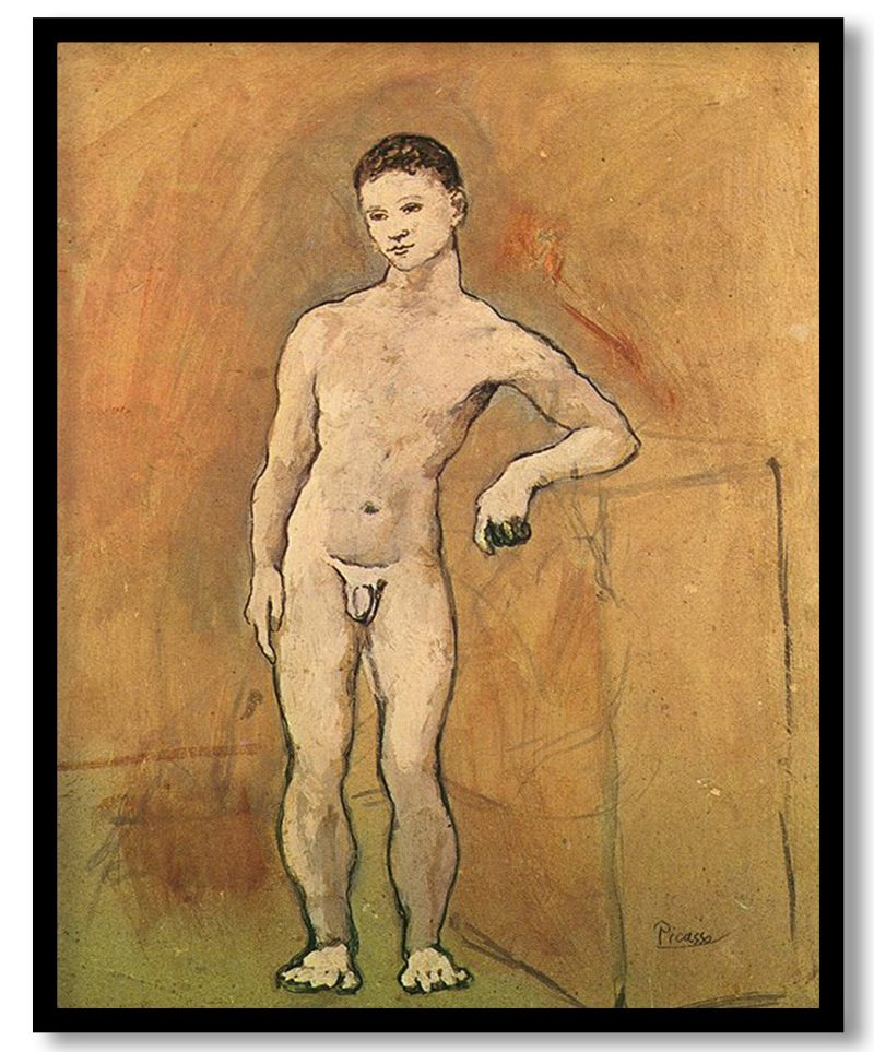 Nude Youth by Pablo Picasso (1906)