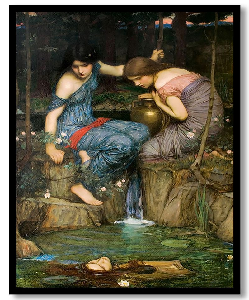 Nymphs Finding the Head of Orpheus by John William Waterhouse (1900)