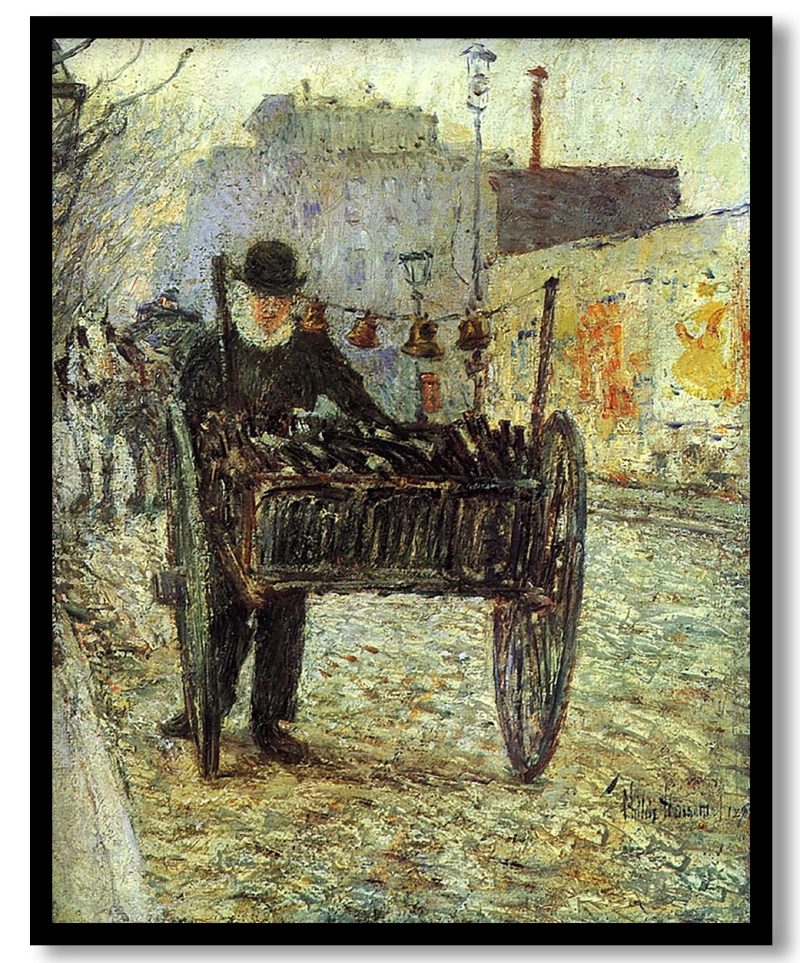 Old Bottle Man by Childe Hassam (1892)