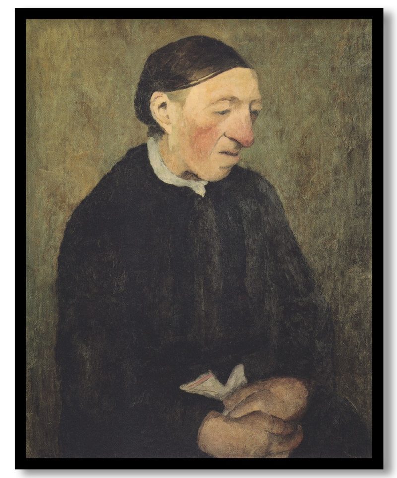 Old Woman with handkerchief by Paula Modersohn Becker (1903)