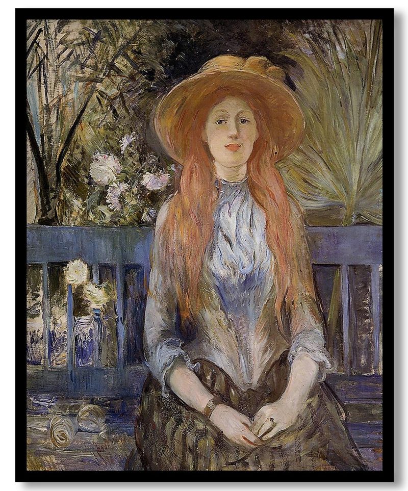 On a Bench by Berthe Morisot (1889)
