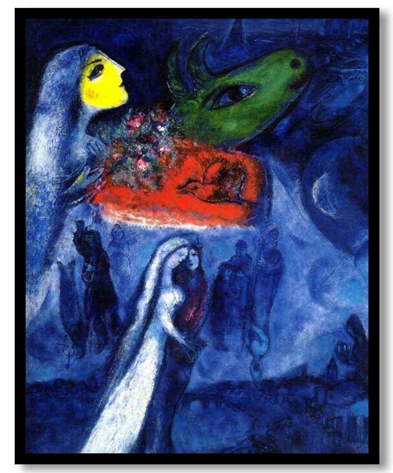 On Two Banks by Marc Chagall (1956)