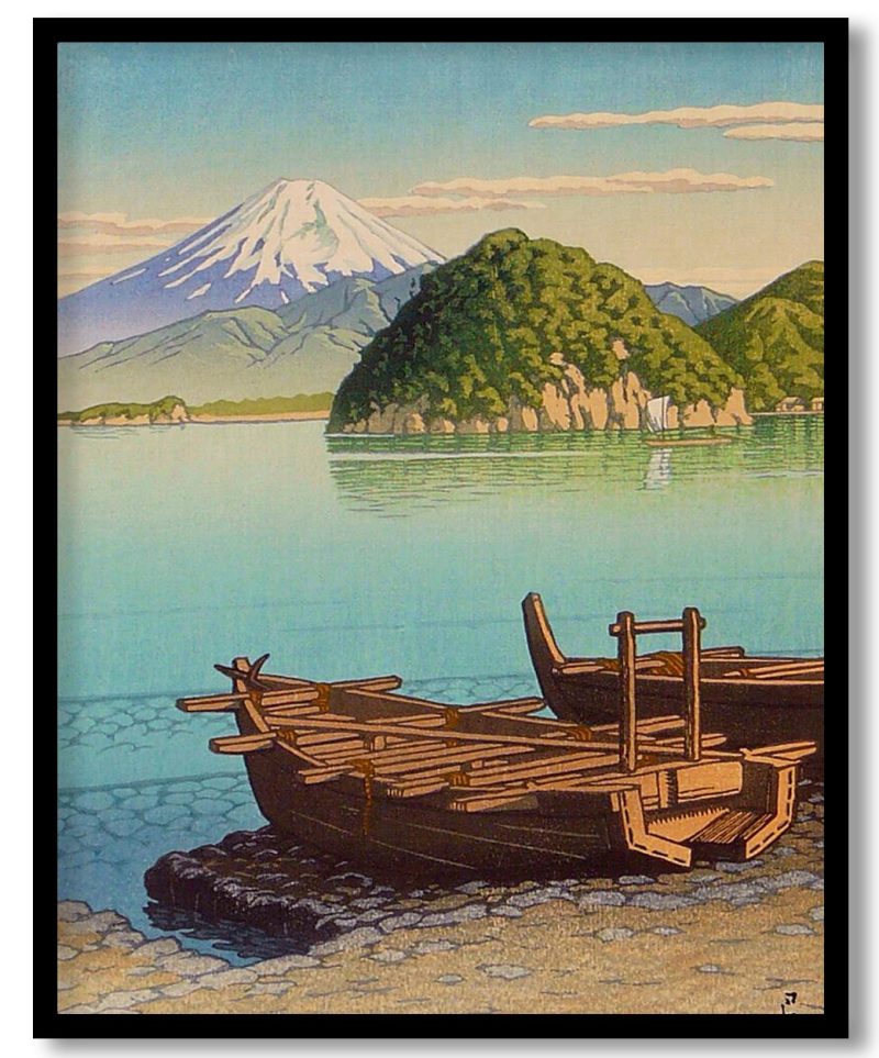 Morning at Mito Beach by Hasui Kawase (1953)