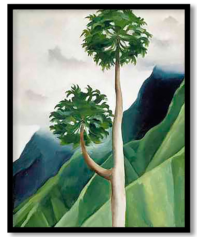 Papaya Tree-Iao Valley by Georgia O'Keeffe (Unknown)