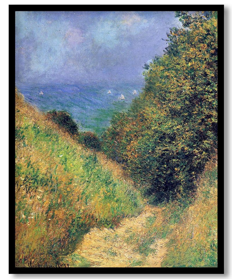 Path at Pourville 02 by Claude Monet (1882)
