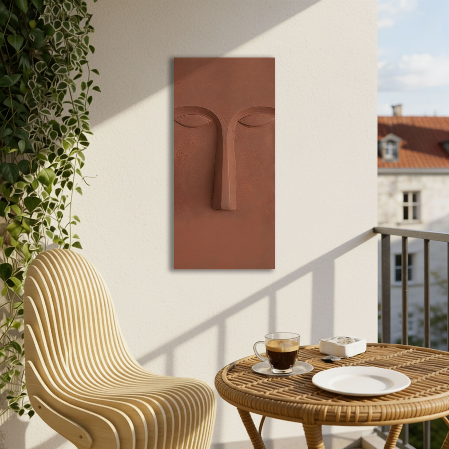 Blush – A warm-toned face with rounded forms and soft transitions.