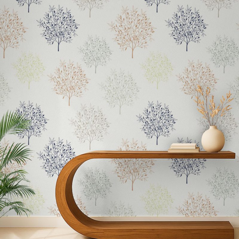 Serenity in Shades: A Dance of Trees