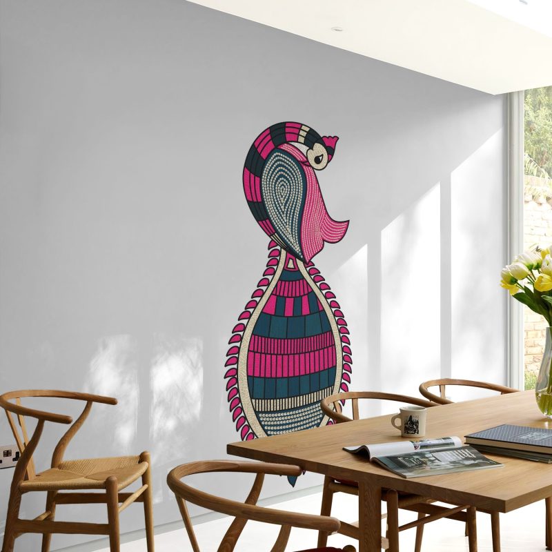 Gond Symphony: A Dance of Colors and Patterns