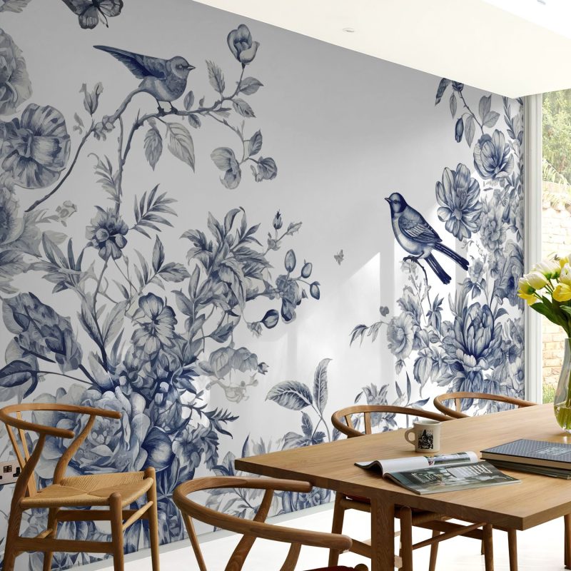 Whimsical Blue Symphony