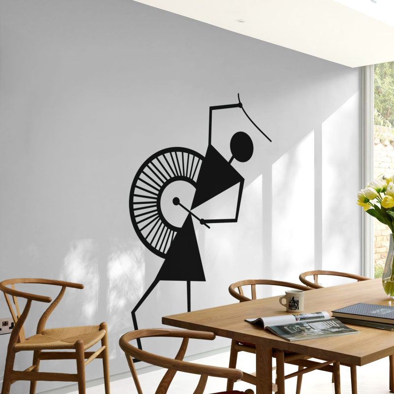 Dancing Shadows: A Geometric Warli Expression