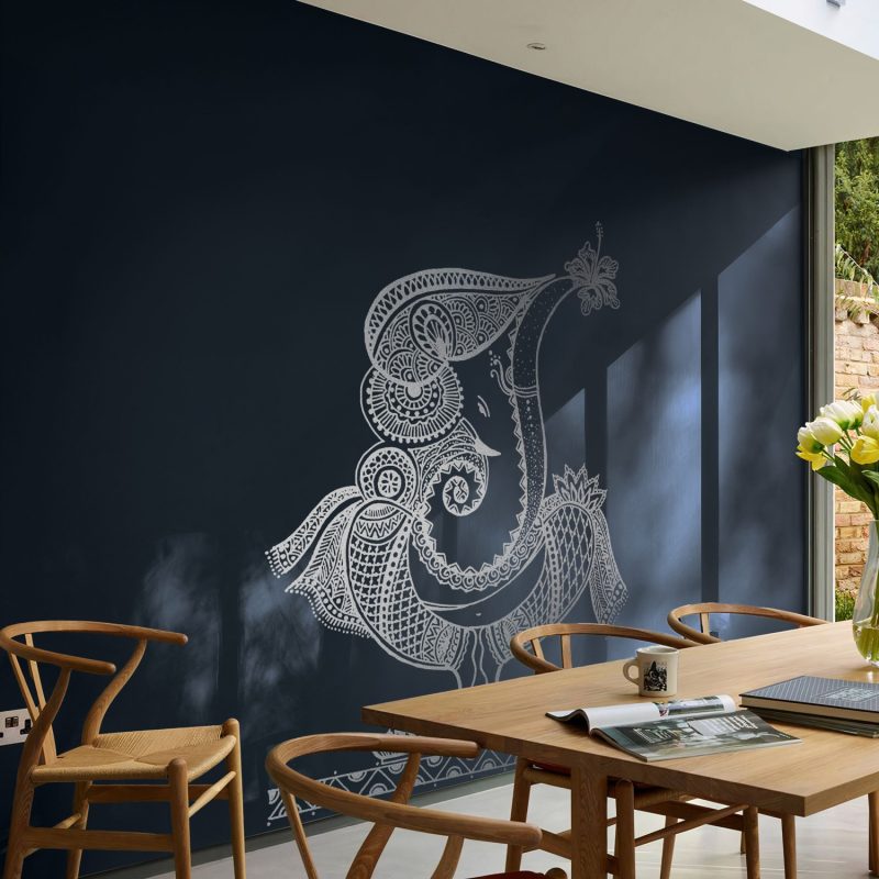 Ganesha's Silver Elegance