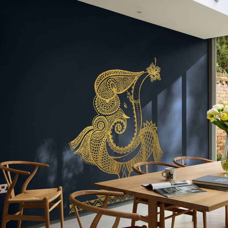 Gilded Elegance: Lord Ganesha's Artistic Journey