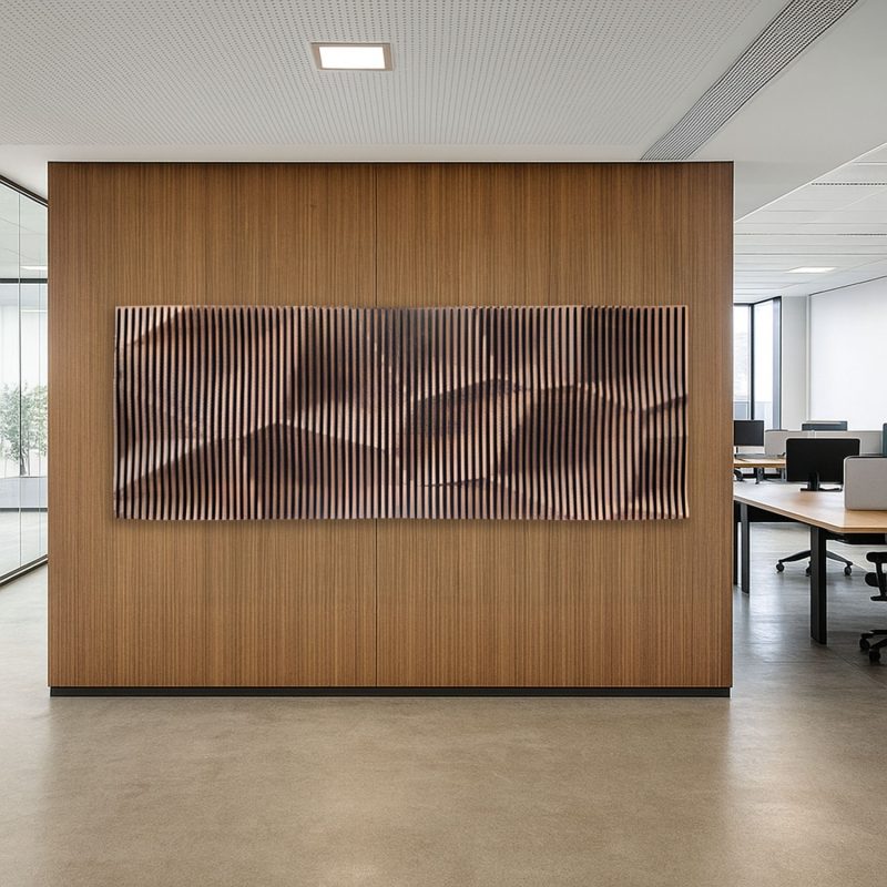 Waveform Echo – a play of light, shadow, and flowing lines.