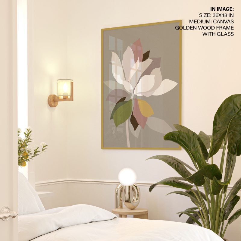 Abstract Stylized Colorful Flower – Wall Art