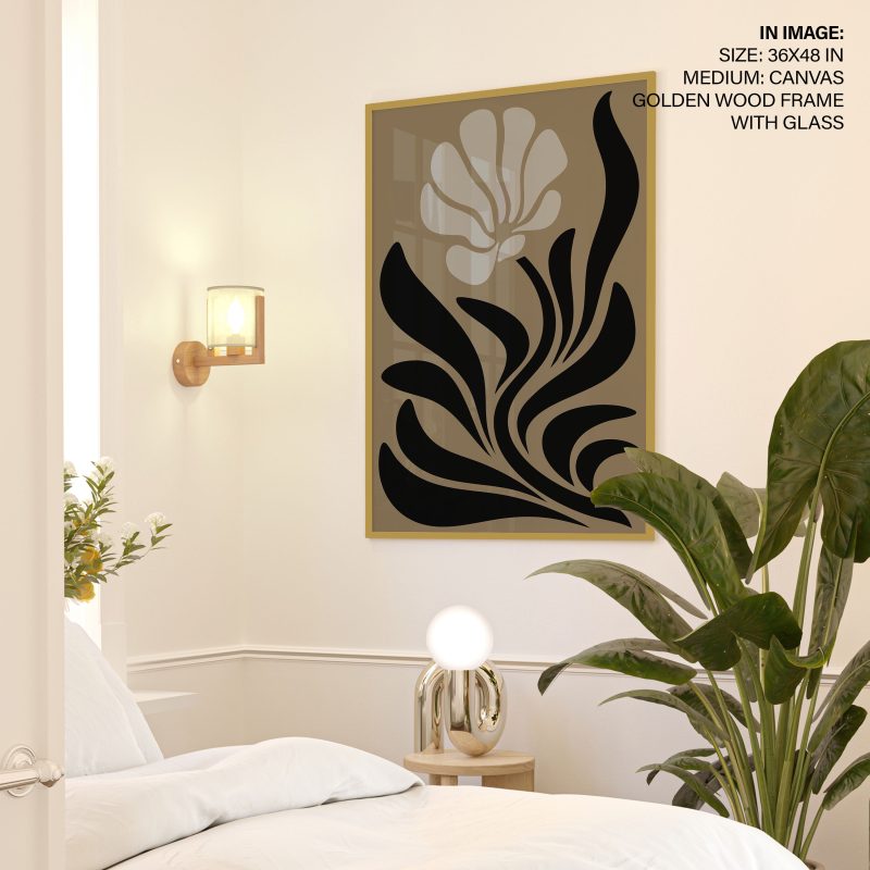 Abstract Flower and Foliage – Wall Decor