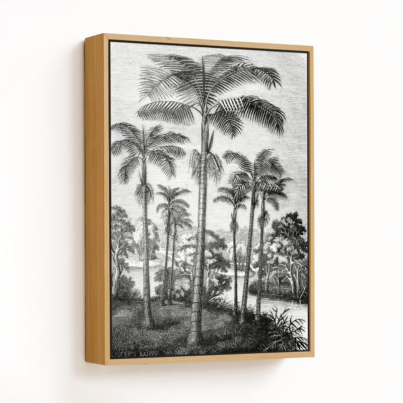 Serene Palms in Vintage Hues