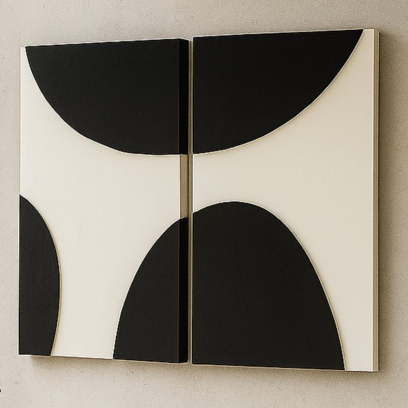 Monochrome Balance – The Harmony of Arcs