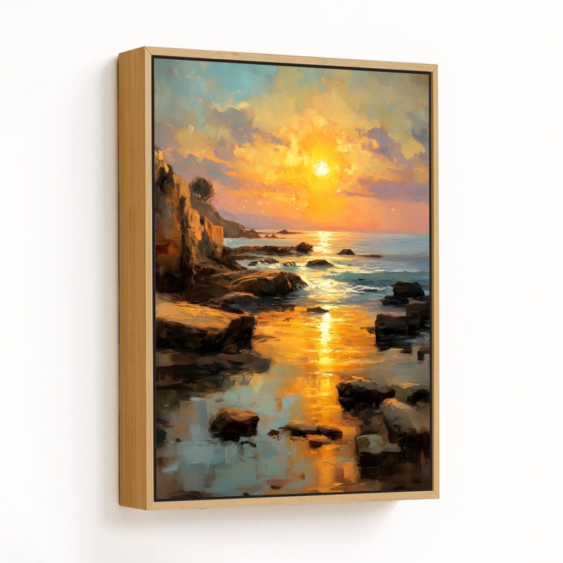 Sunset Symphony Over the Ocean