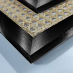 Metal Black Bamboo Mesh