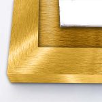 Metal Golden Broad Floating