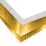 Metal Golden Transparent Floating