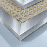 Metal Silver Bamboo Mesh