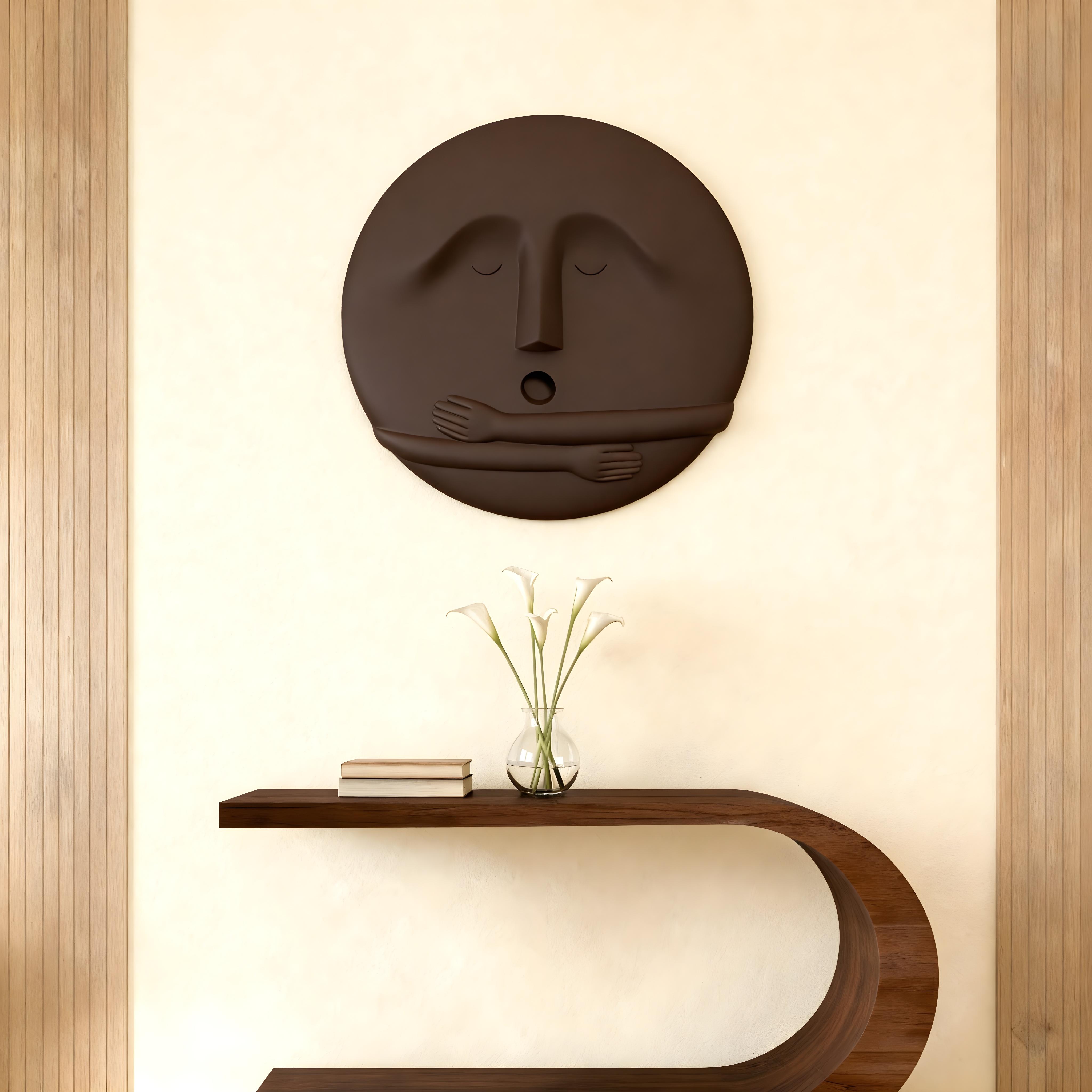 The Silent Pact - is a dramatic and deeply contemplative wall sculpture
