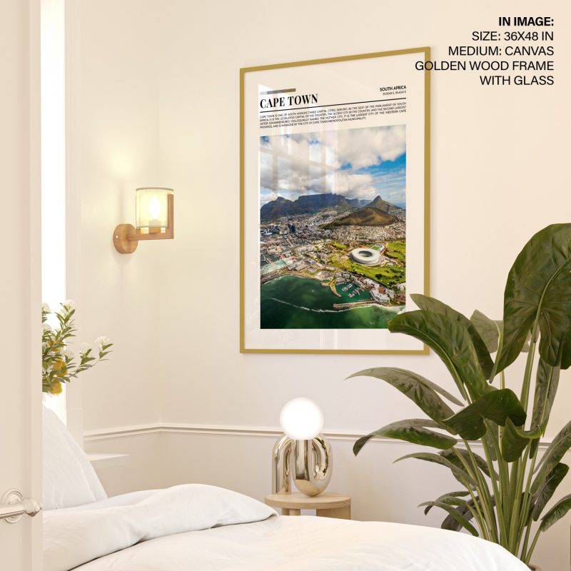Nature Aerial Cape Town Table Mountain – Wall Hanging